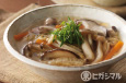 きのこと根菜の刻み汁