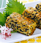 ひじきと納豆の玉子焼き