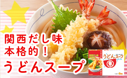 関西だし味本格的！うどんスープ 天ぷらうどん