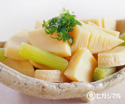 たけのことふきの煮物のレシピ 作り方 和食がいっぱい ヒガシマルレシピ ヒガシマル醤油