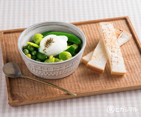 青豆バター醤油炒め　