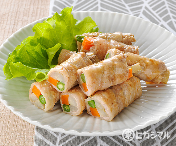 さっぱり肉巻きのレシピ 作り方 和食がいっぱい ヒガシマルレシピ ヒガシマル醤油