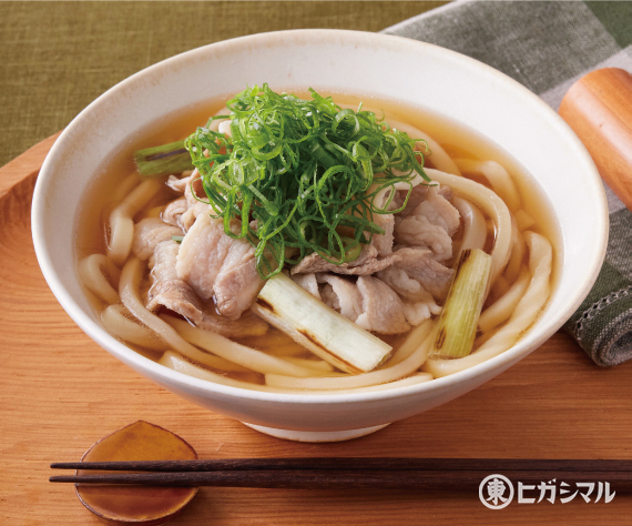 焼きねぎ入り肉うどん