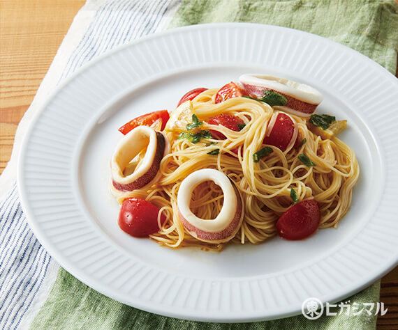 いかの冷製パスタ