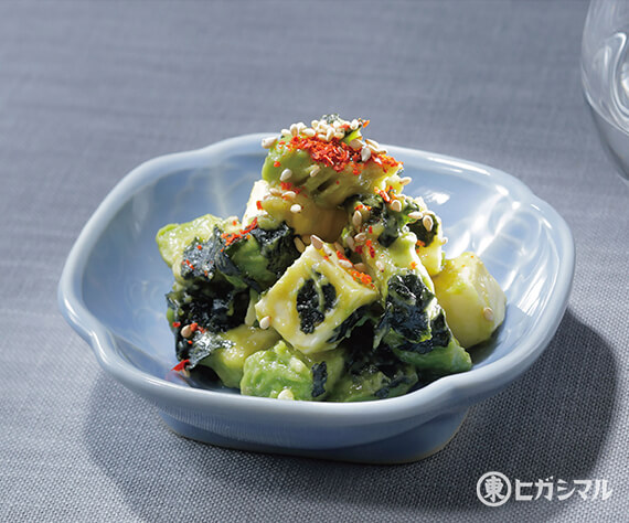 アボカドとチーズの韓国風のりあえ