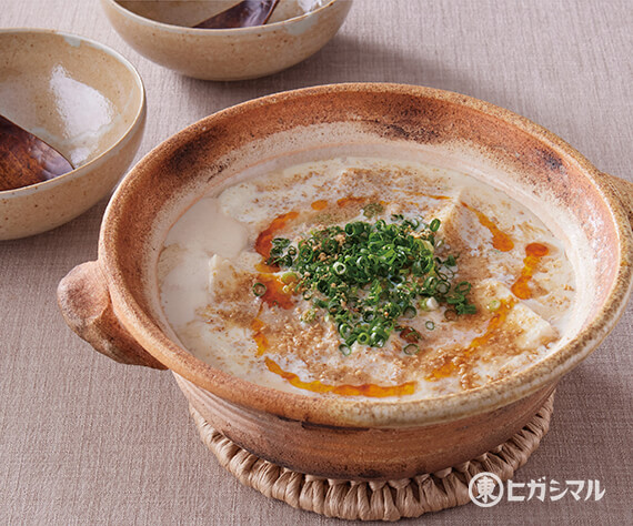 ごま豆乳湯豆腐