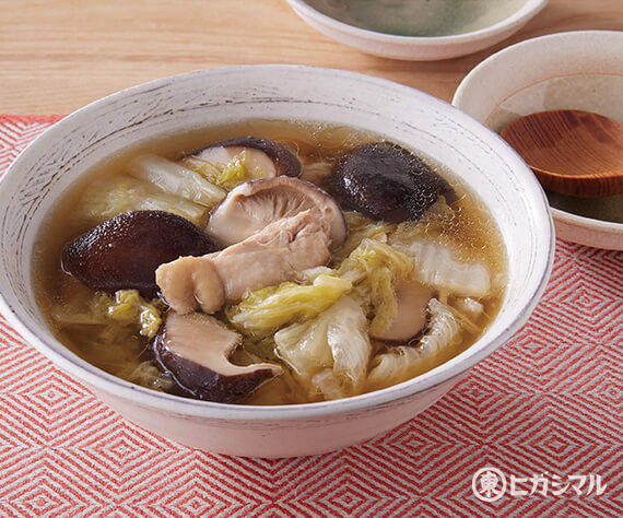 白菜と鶏肉の中華風煮込み