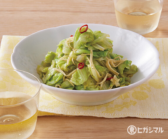キャベツの中華風甘酢あえ