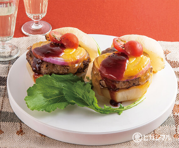 かぶバーガーのグリル