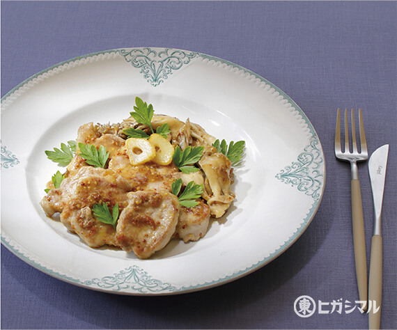 豚ヒレのマスタードソテー