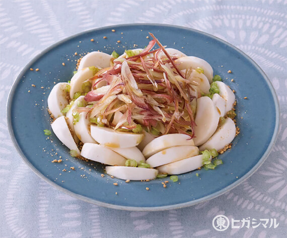かぶとみょうがのごま牡蠣だし醤油