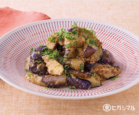 なすの担々風炒め