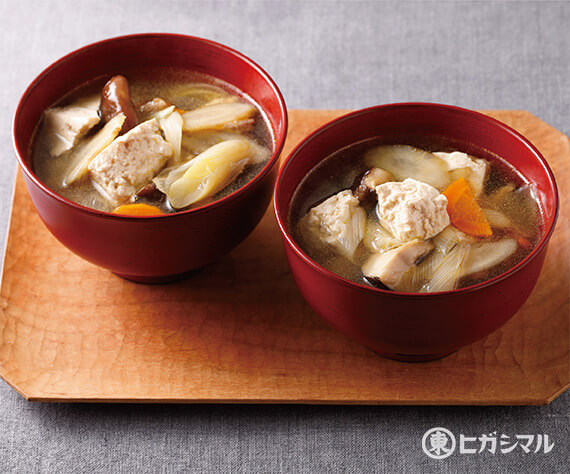 具だくさんけんちん汁