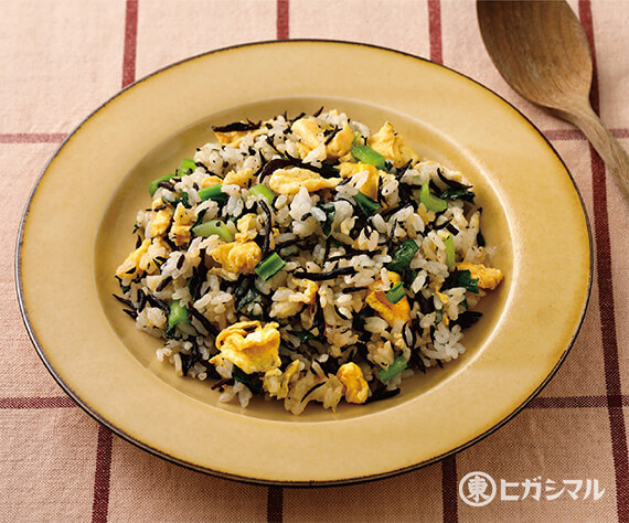 ひじき小松菜チャーハン