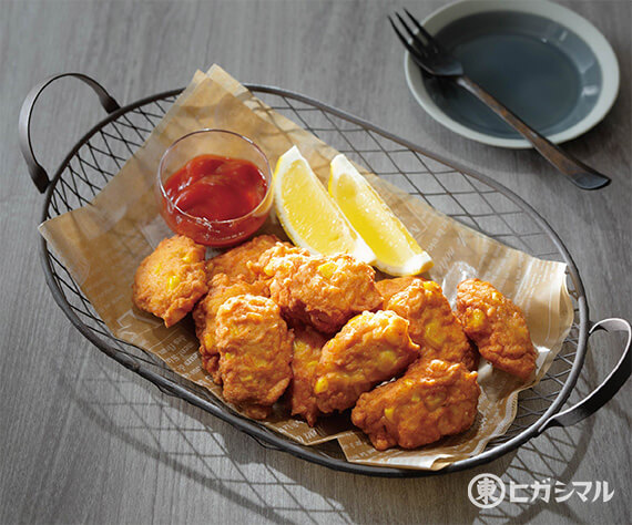 豆腐ととうもろこしのチキンナゲット