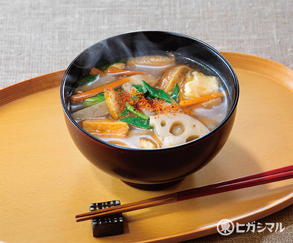 厚揚げけんちん汁