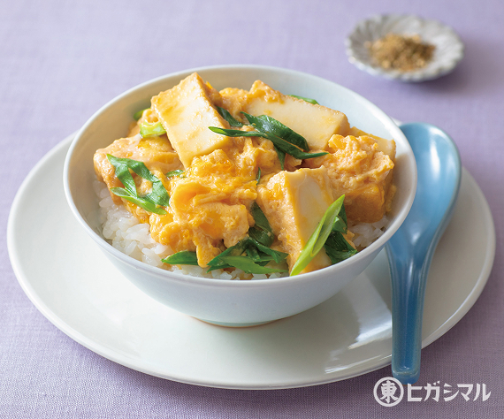 厚揚げの衣笠丼