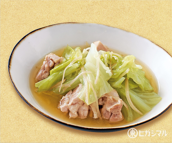 鶏肉とキャベツのさっと煮