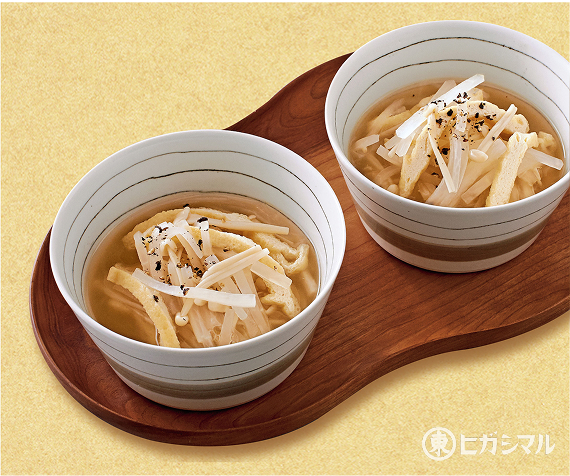 大根と油揚げのさっと煮 黒こしょう風味