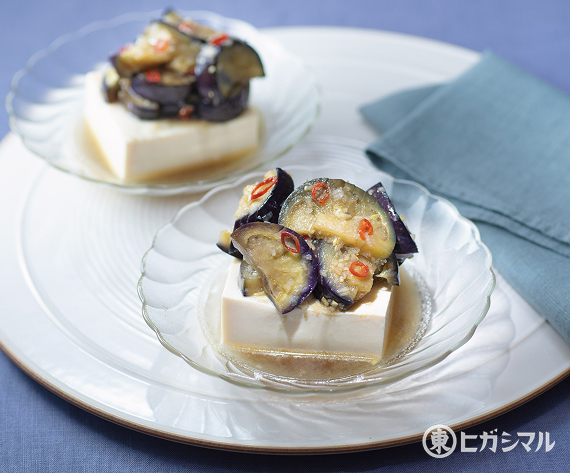 韓国風なす豆腐