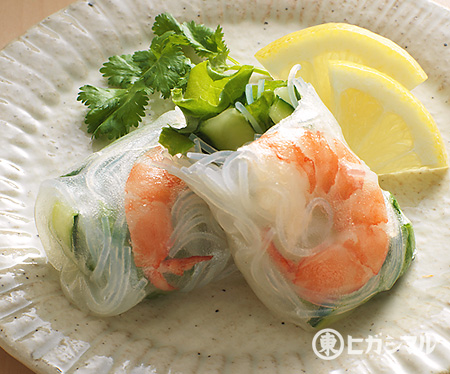 生春巻きのレシピ 作り方 和食がいっぱい ヒガシマルレシピ ヒガシマル醤油