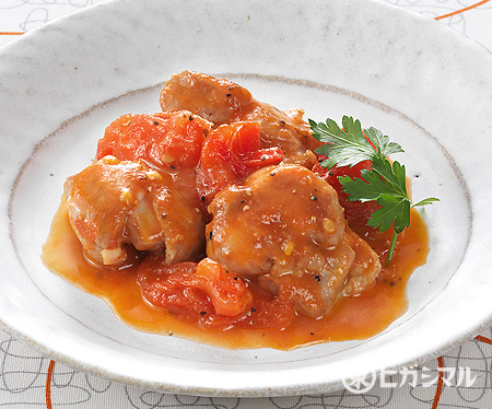 鶏肉のトマトケチャップ煮込み