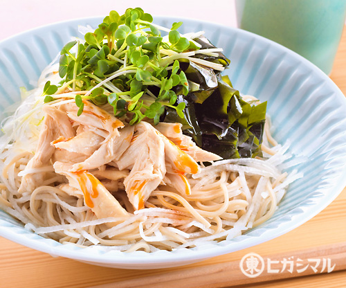 わかめとシャキシャキ野菜のあえそば