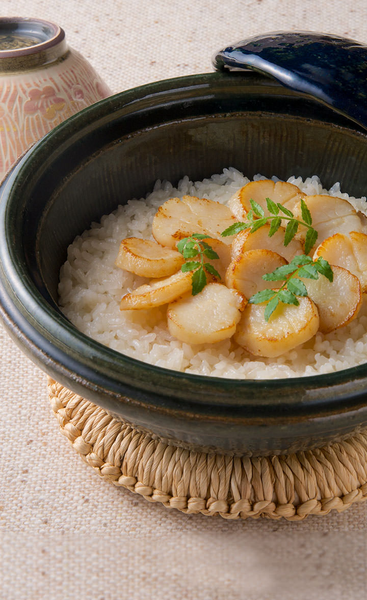 帆立てご飯