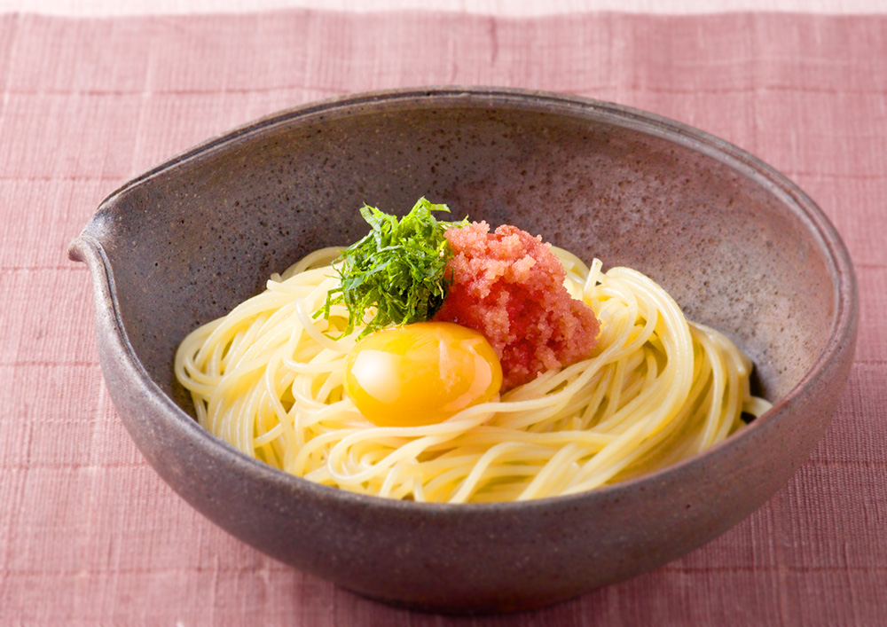 レシピ画像：辛子明太子と玉子のパスタ